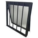 Ver imagem 2 de Vitrô Alumínio Preto Maxim Ar 1S c/Grade Maxx - 60x80