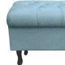 Ver imagem 3 de Recamier Bau Bia 80cm Suede Azul Turquesa - Dominic Decor
