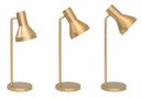 Ver imagem 2 de Luminária Mesa Escritório Alumínio Articulada Dourado.:dourado