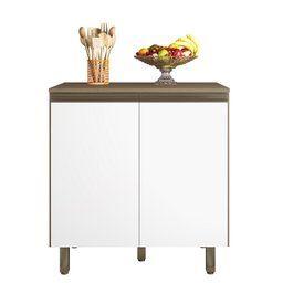 Balcão com Tampo 2 Portas 80 Cm Monaco Poliman - 2
