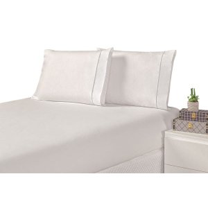 Jogo de Cama LAURA Casal BRANCO