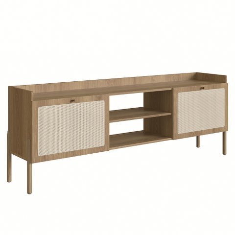 Rack para Sala Bancada de Tv 70 Pol 183cm Arlo Hanover - Mpozenato