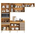 Ver imagem 2 de Cozinha Modulada Plena 4 Peças Cinamon Nude Prime Tx - Demóbile
