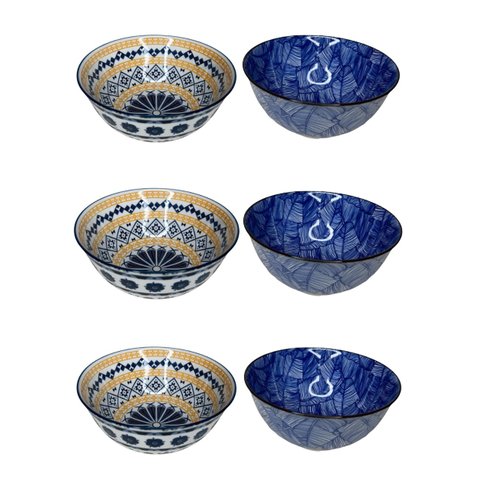 6 Bowls Cumbucas Tigelas Estampados Grandes 500ml Mek Kit 4 Tigelas Cumbucas Bowls 600ml Caldos Sopa