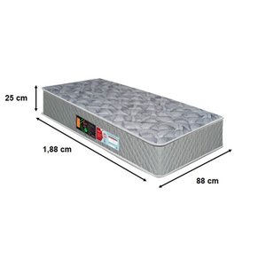 Colchão Solteiro Castor Castor Sleep Max D33 88x188x25 - Altura 25cm