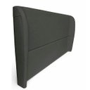 Ver imagem 2 de Cabeceira Liz Luxo Moderna Boucle para Cama Box King 1.95 Cinza Grafite