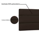 Ver imagem 3 de Painel de Cama 160cm Greta Suede Café - Lucadi Home