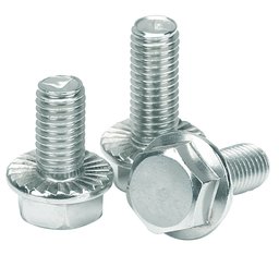 Parafuso Sextavado Flangeado M6 X 16 Serrilhado Zinco 500un - 1