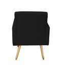 Ver imagem 6 de Poltrona Decorativa Nina Suede Preto - MV Estofados Shop