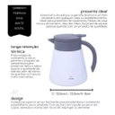 Ver imagem 4 de Garrafa Térmica Inox Parede Dupla Com Alça 600ml Mimo Style