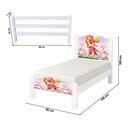 Ver imagem 3 de Cama para Criança Solteiro com Proteção e Design Sky - Branco Sky