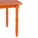 Ver imagem 5 de Mesa Quadrada 80x80 04 Cadeiras Madeira Macica Pes Torneados Marjori - Mel Brilho