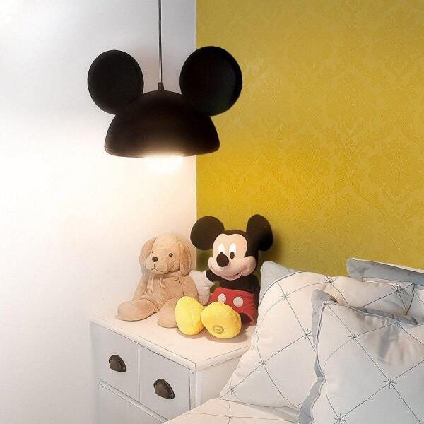 Luminária Decorativa Pendente Disney Orelhas Mickey - Bivolt - 3