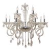 Lustre Candelabro Maria Tereza Diante Cristais Champagne - 1
