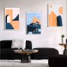 Kit com 3 Quadros em Lona Arquitetura 40x60cm - 1