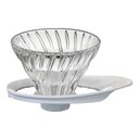 Ver imagem 1 de Suporte Coador Hario Vidro Branco V60-02 - 1-4 Xíc