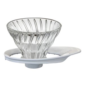 Suporte Coador Hario Vidro Branco V60-02 - 1-4 Xíc