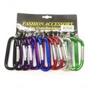 Ver imagem 2 de Kit 12 Chaveiro Mosquetão 3020 Giga Metal Colorido