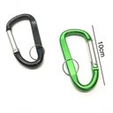 Ver imagem 1 de Kit 12 Chaveiro Mosquetão 3020 Giga Metal Colorido