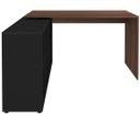 Ver imagem 6 de Escrivaninha em L Mesa Office 8 Nichos Nero Ii Ipê/preto