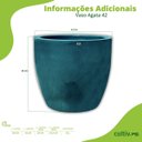 Ver imagem 2 de Vaso Agata 42 (33l) Cor Verde Vietnamita Japi