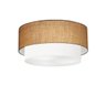 Plafon para Home Cilíndrico Sh-3017 Cúpula Cor Palha Branco - 1