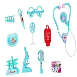 KIT MEDICO INFANTIL DOUTOR ENFERMAGEM COMPLETO 10 PEÇAS BRINQUEDO ESTILO PROFISSIONAL - 3
