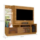 Ver imagem 3 de Home para TV Domus Prime para TV até 60 Polegadas 200cm MDP com LED Cumaru Casah