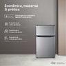 Geladeira Refrigerador Compacto Hq Defrost 90 Litros Preto/inox Hq-90rdf 220v - 6