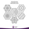 Quadro Painél Decorativo Cobogó Hexagonal Mdf 03mm Mod02 - 2