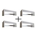 Ver imagem 1 de Kit 4 cabideiros aéreos Madeira MDP Módulo