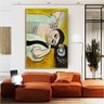 Quadro Henri Matisse A cabeça De Laurette Com Uma Xícara De Café:150x100/BORDA INFINITA - 1