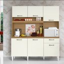 Ver imagem 1 de Kit Cozinha Siena 6 Portas 1 Gaveta Aramoveis 1,60