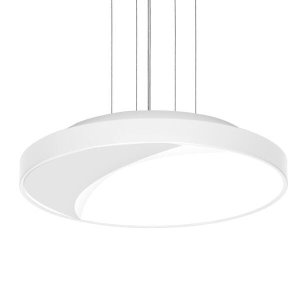 Pendente 7652 Redondo Branco - Bivolt - 3 Soquetes E27