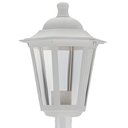Ver imagem 4 de Poste de Jardim Luminária Externa Colonial 1,71m Branco Retrô Iluminação E27 Grego Dital