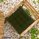 Ver imagem 6 de Kit 02 Almofadas Assento Futon Flat para Cadeira 40x40 Verde Musgo