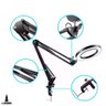 Lupa Luminária 10X Articulável Led Ring Light Garra Base Lorben - 7