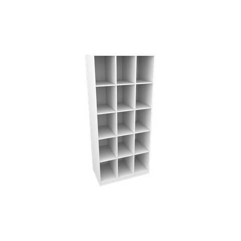 Armário Colmeia M18 (organizador, Estante, Prateleira ) Vetorial Móveis Branco