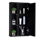 Ver imagem 2 de Armário com Espelho para Banheiro Milano Preto