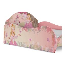 Cama Solteiro com Proteção Lateral Princesa Rosa - 3