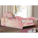 Ver imagem 1 de Cama Solteiro com Proteção Lateral Princesa Rosa