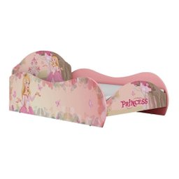 Cama Solteiro com Proteção Lateral Princesa Rosa - 2