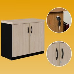 Armário Baixo 2 Portas 75x38,5x72,5cm - 1