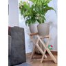 Kit Suportes de Madeira, Decoração com Plantas, Vasos Sv5 - 1