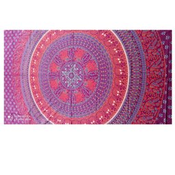 Colcha Indiana Mandala Vermelha - 2