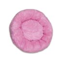 Ver imagem 1 de Cama Caminha Nuvem Redonda Cães e Gatos Fofinha Pet Tamanho Médio Pelúcia Rosa