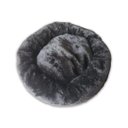 Ver imagem 1 de Cama Caminha Nuvem Redonda Cães e Gatos Fofinha Pet Tamanho Médio Pelúcia Preto