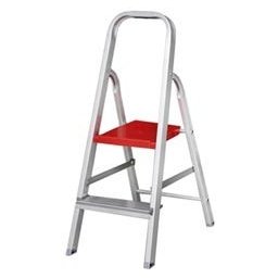 Escada de Alumínio 2 Degraus Doméstica Escadinha para Apartamento - 1