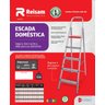 Escada de Alumínio 2 Degraus Doméstica Escadinha para Apartamento - 7