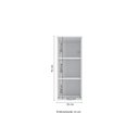 Ver imagem 2 de Aéreo Maleiro Alto 1 Porta 36cm Linha Modulado Adapt N551 Kappesberg - Branco